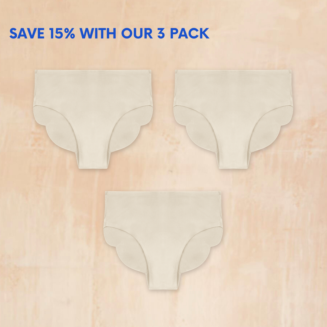THE CARLA CREAM LEAKPROOF KNICKER - HEAVY