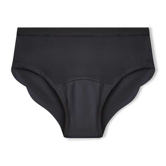NIXI Body Susie Sporty Hip Hugger Leakproof knickers for little bladder leaks and periods black