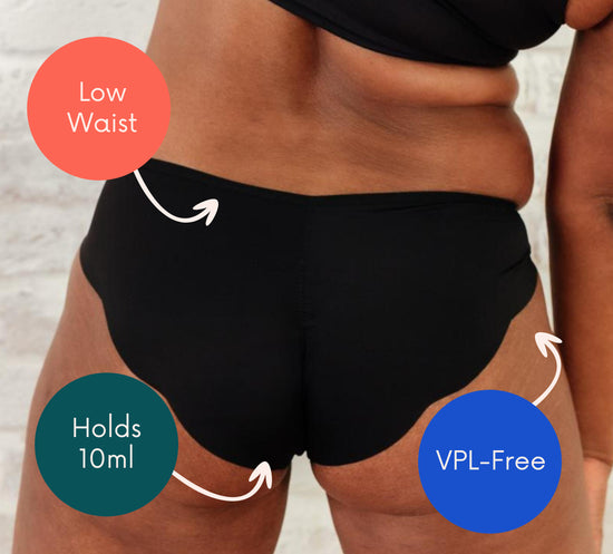 NIXI Body Sarah Sporty Knickers leakproof knickers light periods bladder leaks no vpl discreet absorbent 