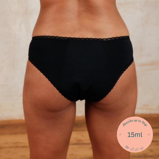 Absorbent underwear for incontinence and periods